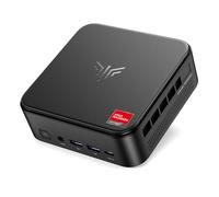NiPoGi E3B Mini PC ΑΜD Ryzen Embedded V2748(Max 4.3GHz, 8C/16T, migliore di 5825U/7730U), 16GB DDR4/512GB SSD, WiFi 6/BT 5.2/4K@60Hz Triplo Display(HDMI 2.0+DP 1.4+Type-C) W-11 Pro RJ45