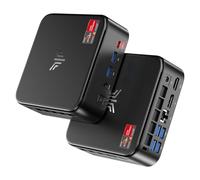 NiPoGi E3B Mini PC di ΑΜD Ryzen 5 7430U (Max 4.3GHz, 6C/12T, migliore di 5500U/5650U/5675U), 16GB RAM/512GB SSD, Mini Desktop Studio, WiFi 6/BT 5.2/4K Triplo Display/VESA Supportato