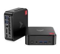 NiPoGi E3B Mini PC di ΑΜD Ryzen 5 7430U (Max 4.3GHz, 6C/12T, migliore di 5500U/5650U/5675U), 16GB RAM/512GB SSD, Mini Desktop Studio, WiFi 6/BT 5.2/4K Triplo Display/VESA Supportato