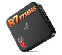 NiPoGi AM06 Pro Mini PC WIN-11 PRO, АMD Ryzen 7 5700U(8C/16T, Fino a 4,3 GHz),16GB DDR4 512GB M.2 SSD Mini Computer WiFi 6/BT 5/Dual LAN, HDMI 2.0+DP+Type-C 4K@60Hz,Micro PC per Educazione/Ufficio