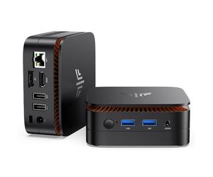 NiPoGi Essenx E1 Mini PC W-11 Pro Ιntel Alder Lake-Ν Ν95 (fino a 3,4 GHz) 16 GB DDR4 512 GB SSD, Mini Computer HDMI 2.0+DP 1.4 doppio display UHD 4K@60Hz PC WiFi5/BT4.2 per Ufficio