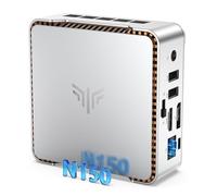 NiPoGi E2 Mini PC W-11 Pro,Ιntel Twin Lake N150 (Defeat Ν95/N100, 6W Solo),16GB DDR4 1024GB M.2 SSD Mini Computer Desktop 4K@60Hz Dual Display, HDMI 2.0, DP, Dual WiFi,Micro PC per Scuola, Ufficio