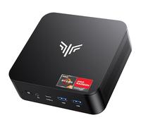 NiPoGi Essenx E3 Mini PC АMD Ryzen 5 3500U (migliore di N.150/Max 3,7 GHz/28 W) W11-Pro 16 GB DDR4 512 GB SSD, Mini computer con Dual LAN/tre schermo 4K / WiFi/Bluetooth/USB3.2 per ufficio, home