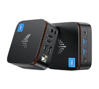 NiPoGi Mini PC E1 Twin Lake N150 (Meglio di N100,3,6 GHz) W-11 Pro 16 GB RAM/512 GB M.2 SSD, Mini computer C 2.4+5G WiFi HDMI 2.0+DP 1.4 Desktop PC,BT4.2/RJ45,4K@60HZ UHD Dual Display per Ufficio