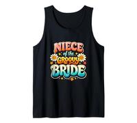 Nipote della Sposa Groovy Wedding Party Family Matching Canotta