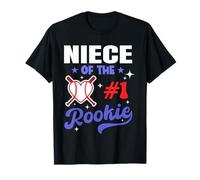 Nipote Of Rookie 1st Baseball Festa di Compleanno Tema Corrispondenza Maglietta