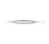 nippes Solingen Doppio strumento in acciaio inox antiruggine, lunghezza 12 cm, spingicuticole e spintore, rimozione cuticole per manicure o pedicure