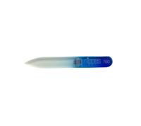 nippes Solingen Lima per unghie in vetro arcobaleno piccola blu 1 St
