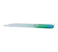 nippes Solingen Lima per unghie in vetro arcobaleno piccola verde 1 pz