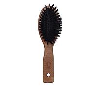 nippes Solingen Spazzola pneumatica per capelli fini o sensibili, mix di capelli di cavallo/nylon | cuscino in gomma garantisce un movimento delicato e rimbalzante | manico in faggio marrone scuro |