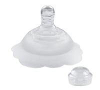 Nipple Cover, Breastfeeding Cover, Soft Silicone Reusable Protector for Nursing Mothers, Baby Latching, Cracked Nipples and Sensitive Skin, Maternity Nursery Use, Clear Case