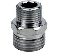 Nipple ridotto in ottone cromato 3/8`` M x 1/2`` M