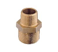 Nipples Ridotto Maschio-Maschio in Ottone - 2x11/2