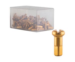 Nippli In Lega DT Swiss 2.0 x 12mm Oro Scatola da 100