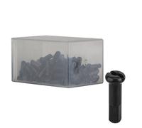 Nippli In Ottone Dt Swiss 2.0 X 16Mm Neri Scatola Da 100