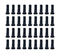 Nippli per raggi in alluminio leggero, 36 pezzi, per bici da strada da 14 G, lunghezza 14 mm, progettati per una maggiore durata delle ruote (dorati)