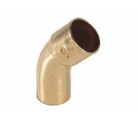 Nipplo a gomito in rame 45° 28mm BESCO