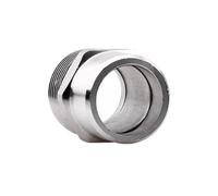 Nipplo esagonale, connettore con filettatura masch 304 Stainless Steel Hex Nipple Weld Union Male BSP Thread Connector Multiple Sizes(2")