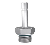 Nipplo filettato, G 3/8 a., nipplo 14 mm, in acciaio inox 1.4404
