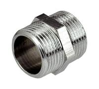Nipplo filettato per tubi IBP M/M 3/4 ottone cromato 8280 M06C00000