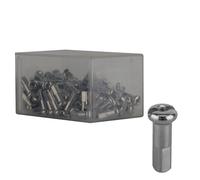 Nipplo In Ottone DT Swiss 2.0 X 14Mm Argento Scatola Di 100