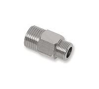 NIPPLO NIPLES DOPPIA VITE prolungata RIDOTTO OTTONE CROMATO 1/2x3/8" x flessibili