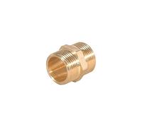 NIPPLO NIPLES DOPPIO M.M OTTONE GIALLO 1" GIUNTO TUBO ACQUA GIUNZIONE