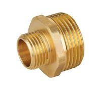 Nipplo per tubi IBP M/M 2 x 1 1/2 pollici in ottone 8245 M16012000