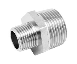 Nipplo ridotto per tubi IBP M/M 3/4 x 1/2 ottone cromato 8245 M06004C00