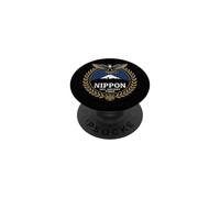 Nippon Japan Heritage Fuji Mountain Eagle Crest PopSockets PopGrip Adesivo