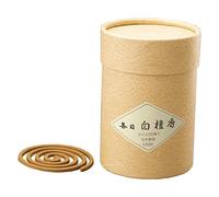 NIPPON KODO Incenso giornaliero per legno di sandalo 20 bobine H 95 mm x L 65...