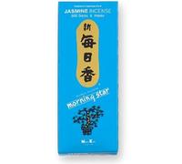 Nippon Kodo Incenso Morning Star Gelsomino, Incenso in stile giapponese da 200 bar, con incensario incluso