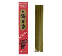 Nippon Kodo Morning Star - Incenso in legno di sandalo, stile giapponese, 50 bastoncini di incenso, include incensiere