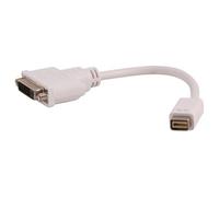 Nippon Labs AD-MDVIM-HDMIF 8,5" Mini DVI maschio a HDMI femmina, adattatore bianco