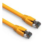 Nippon Labs Cavo Ethernet Cat 8 da 0,2 m, 2 GHz, 40 G, 24 AWG, S/FTP, schermato da 40 Gbps, 2000 Mhz, cavo patch SFTP ad alta velocità Cat8 LAN RJ45 da parete, esterno