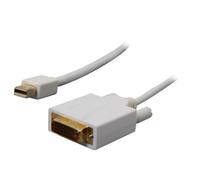 Nippon Labs MINIDP-DVI-10 Cavo Mini Display Port Maschio a DVI Maschio 32 AWG, Bianco