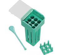 NIPRO 9 Rullo Coni Pre Avvolgiti 108 mm, Lia 9 coni King Size - Macchina Roller per coni di erbe o avvolgitrice (Turchese)