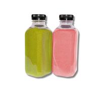 NIRALIS Sabbie colorate per rituale di nozze, 800 gr ogni barattolo, Sabbie per Cerimonia della Sabbia, Matrimonio, Decorazione e Artigianato (Rosa/Verde)