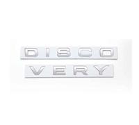 NIRBO Emblema della Copertura del Cofano del Cofano dell'auto con Lettera 3D, Lettere autoadesive per la Testa Anteriore cromata, per Land Rover Range Rover Velar Sport Discovery 2 3 4 Defender