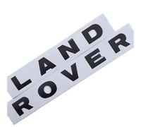 NIRBO Emblema della Copertura del Cofano del Cofano dell'auto con Lettera 3D, Lettere autoadesive per la Testa Anteriore cromata, per Land Rover Range Rover Velar Sport Discovery 2 3 4 Defender