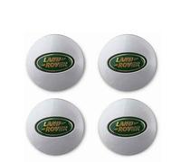 NIRBO Set coprimozzo coprimozzo Cromato da 62 mm, 4 Pezzi per Land Rover SV Freelander Discovery Defender Range Rover Evoque Sport, Adesivo per Pneumatici Badge Trim,G