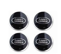 NIRBO Set coprimozzo coprimozzo Cromato da 62 mm, 4 Pezzi per Land Rover SV Freelander Discovery Defender Range Rover Evoque Sport, Adesivo per Pneumatici Badge Trim,D