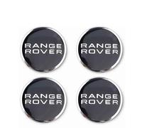 NIRBO Set coprimozzo coprimozzo Cromato da 62 mm, 4 Pezzi per Land Rover SV Freelander Discovery Defender Range Rover Evoque Sport, Adesivo per Pneumatici Badge Trim,B