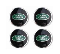NIRBO Set coprimozzo coprimozzo Cromato da 62 mm, 4 Pezzi per Land Rover SV Freelander Discovery Defender Range Rover Evoque Sport, Adesivo per Pneumatici Badge Trim,A