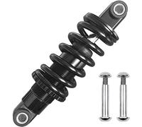 NIRNHYRUR Ammortizzatore Ammortizzatore Posteriore di Ricambio da 190 mm Mountain XC Soft Tail for Bici elettrica Sospensione a Molla Regolabile(190mm-1500 Lbs)