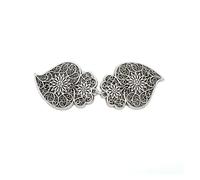NIRNHYRUR Clip for Maglione 12 Pezzi Cardigan con Clip Multifunzionale Colore Argento Accessori Moda Spilla a Scialle Modello a Foglia Maglione Stile Vintage(Color10)