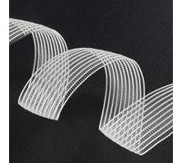 NIRNHYRUR Elastico Piatto da Cucire Elastici Che Si estendono 10~100 mm di Larghezza Nastro Pizzo Nero Cintura in Vita Indumento Intimo Accessori Fai da Te(White,4.5cmx3M)