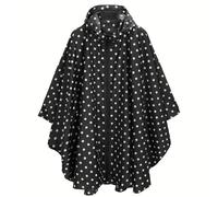 NIRNHYRUR Impermeabile da Donna Impermeabile Leggero con Cerniera e Cappuccio con Tasca for Adulti - Cappotto con Poncho Antipioggia