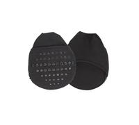 NIRNHYRUR Mezzi Calzini da Donna 8 Paia di mezzi sull'avampiede, Invisibili con Cuscino for Il Piede, Fodera Senza Cuciture sulla Punta(Black)
