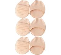 NIRNHYRUR Mezzi Calzini da Donna 9 Paia di Cuscinetti for Maniche metatarsali, for avampiede con Morbida Spugna e Punti in Silicone(Skin)
